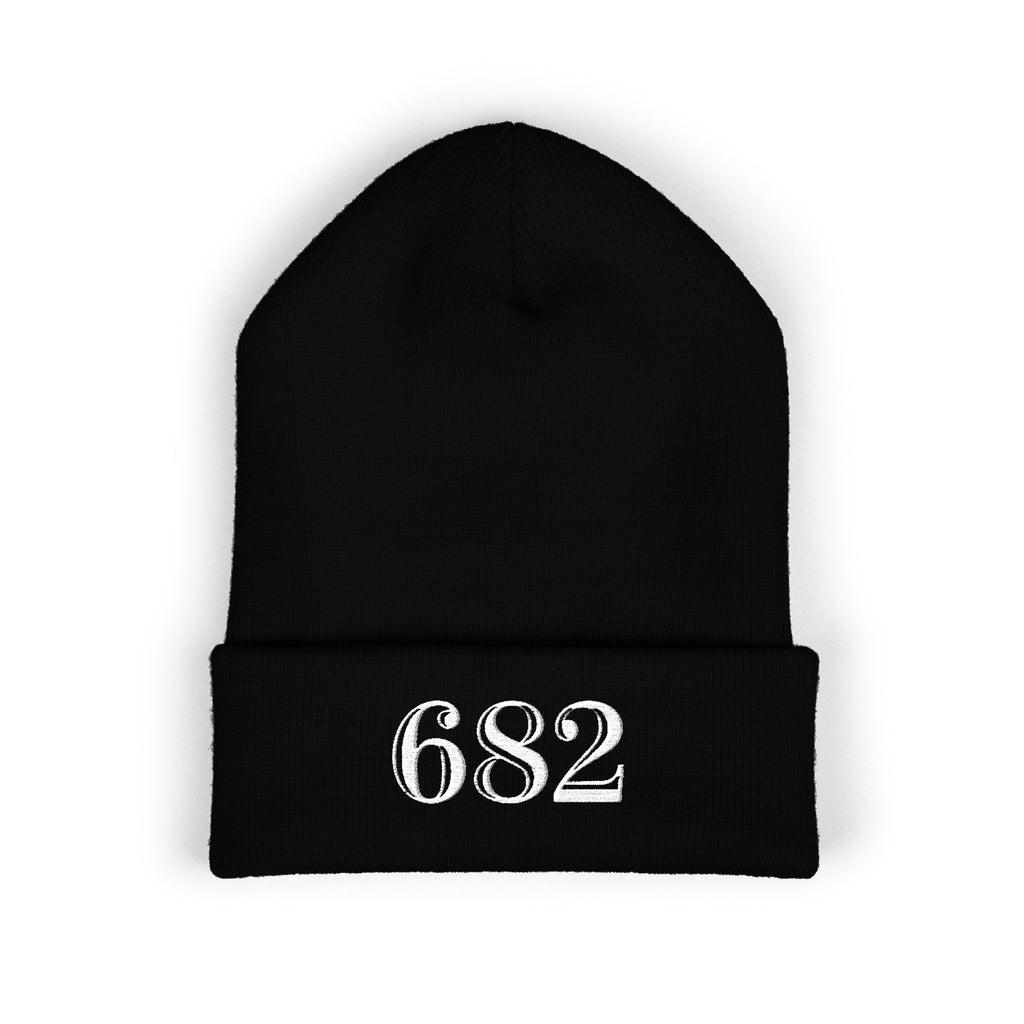 Embroidered 682 Beanie