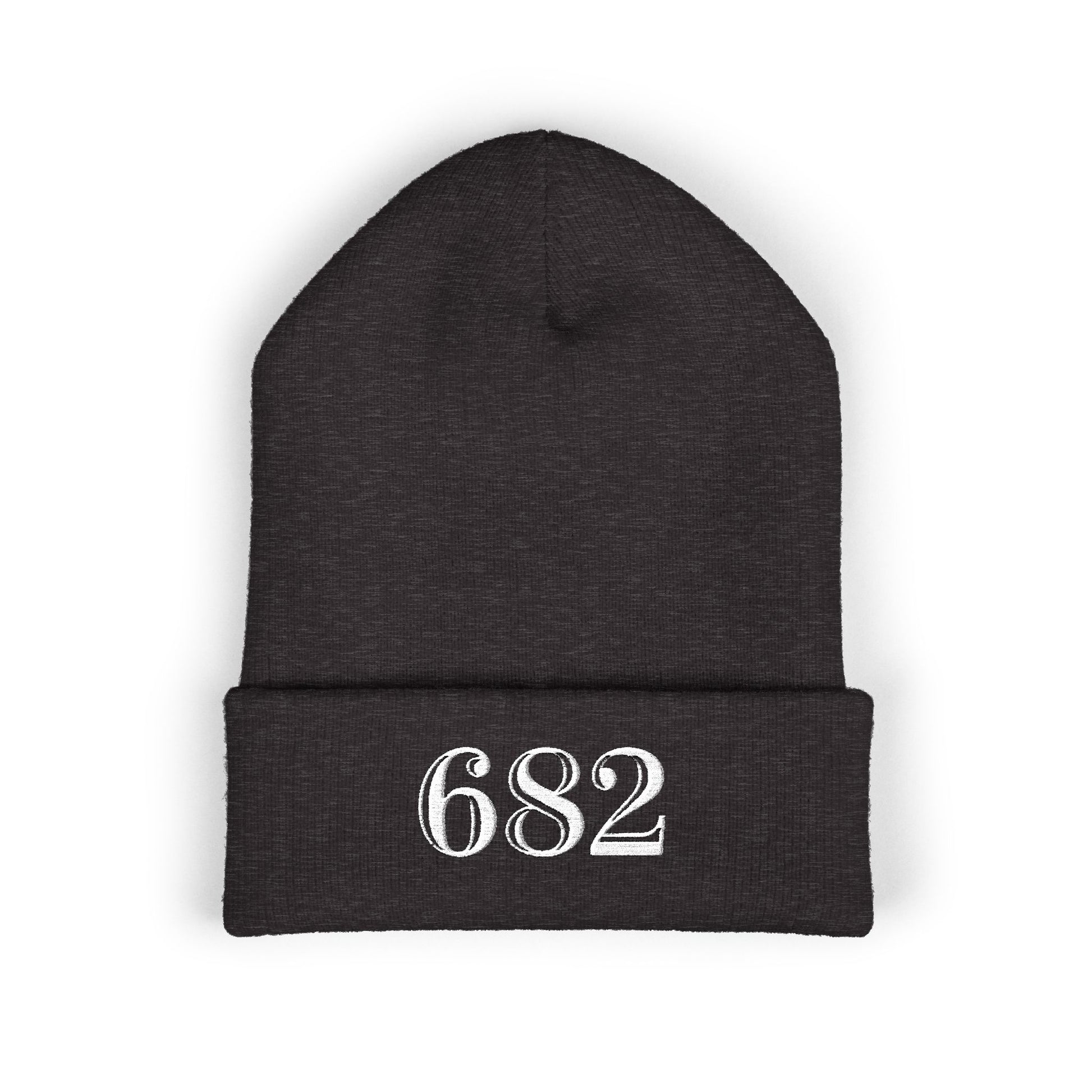 Embroidered 682 Beanie